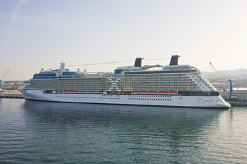 Cruise Ship Alongside Dock
