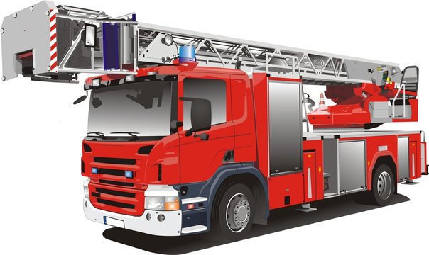 drehleiter feuerwehr clipart school