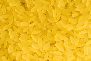 Closeup of yellow rice (as a food background)