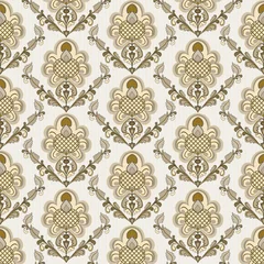 Dekoratives Damask Muster © AllesGute