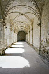 Fototapeta na wymiar france; normandie; bec hellouin : abbaye bénédictine