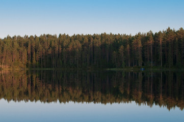 Fototapeta na wymiar Lake in Finland