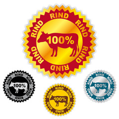 button 100% rindfleisch