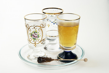 Klassische Teegläser