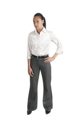 Beautiful African-American woman