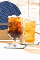 アイスティーとアイスコーヒー