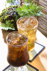 アイスティーとアイスコーヒー