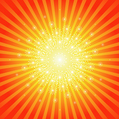 Abstract Exploding Burst Background