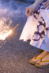 Naklejka premium 花火