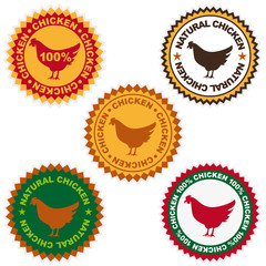 chicken natural button