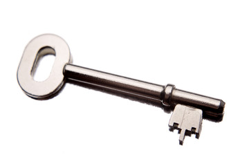 Key isolated on white background