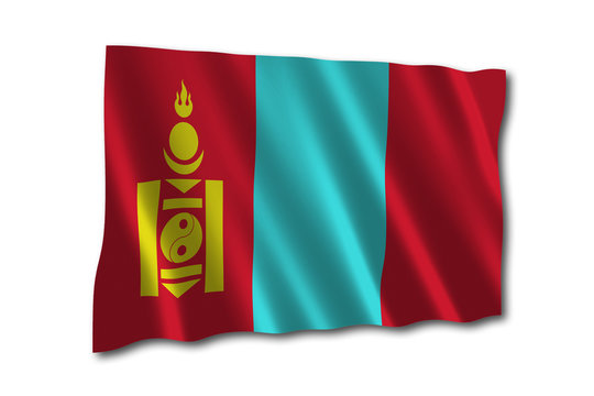 mongolei flagge