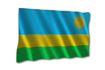ruanda flagge