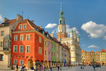 Poznan, Poland, Old Market Town Square