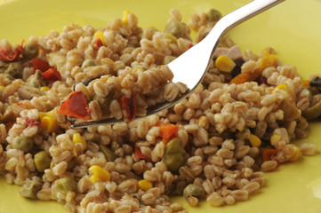 Insalata di farro e verdure - Primi piatti estivi