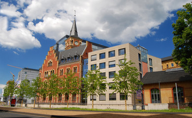 Obraz premium Schöner Wohnen in der Grossstadt