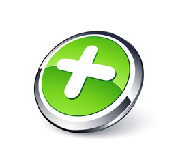 Obraz premium icône +, ajout