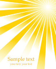 Sunburst vector background