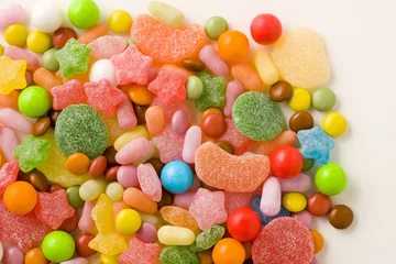 Foto auf Acrylglas Süßigkeiten カラフルなお菓子