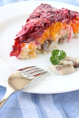 Herring Under Fur Coat (russian Herring Salad)