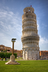 leaning tower in Pisa