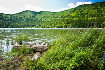 Saint Ana volcanic lake in Romania