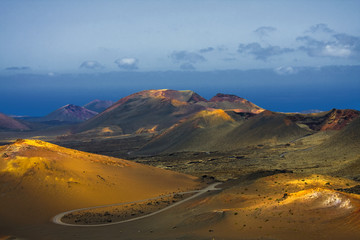 Mountains of fire,Timanfaya National Park in Lanzarote Island