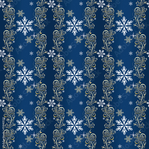 "Blue and Silver Christmas Wrapping paper" Stock photo and royaltyfree