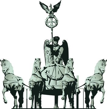 Quadriga, Viergespann