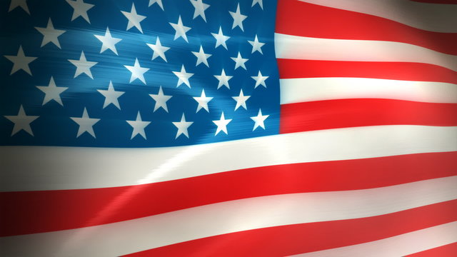 American Flag Waving - HD Loop