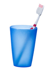 Zahnbürste in Zahnputzbecher