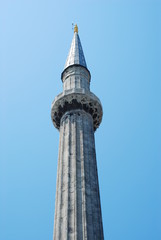 minaret of a mosque in istanbul