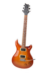 Naklejka premium Electric guitar isolated