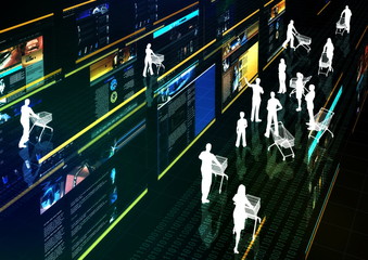 Fototapeta premium Internet Presentation