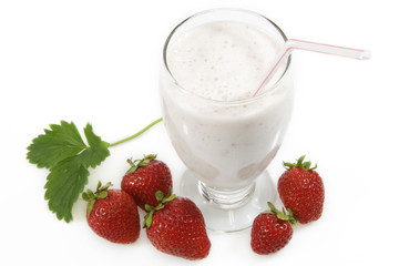 Erdbeermilch