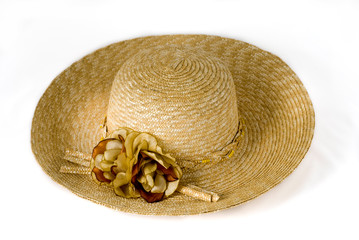 Lady Straw Hat With Flower