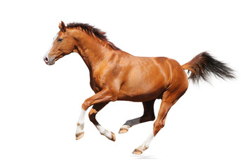 Gallop horse - sorrel trakehner stallion