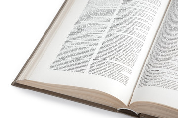 dictionary (with clipping path)