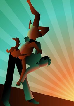 couple dancing