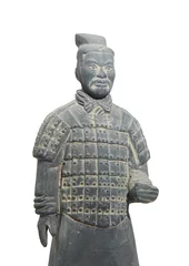 Zelfklevend Fotobehang terracotta army figure in china © xiaoliangge