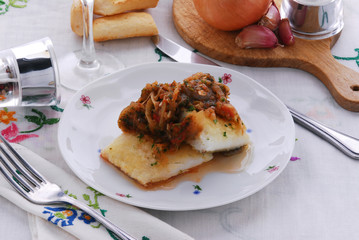 Baccala alla livornese - Secondo di pesce Toscano - Livorno