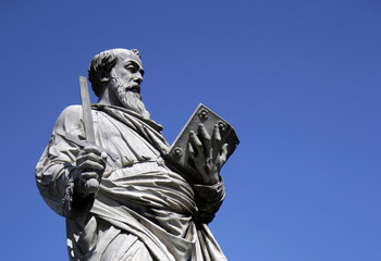 Statue auf der Engelsbr&uuml;cke, Rom, Italien