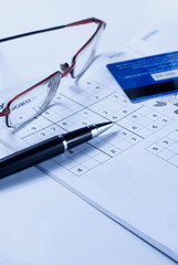 Online shopping and playing sudoku