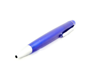 Isolated pen over white background