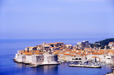 Fototapeta na wymiar Dubrownik, Chorwacja, wpisanego na Listę Światowego Dziedzictwa UNESCO
