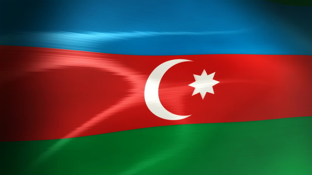 Azerbaijani Flag - HD Loop