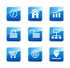 Set of e-commerce icons for internet site design