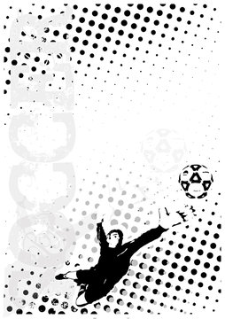 soccer dots poster background 6