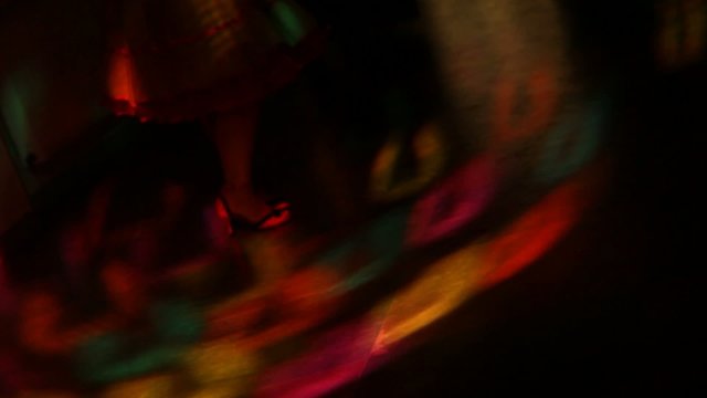 Tanzen im Disco Licht