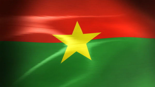 Burkina faso Flag - HD Loop